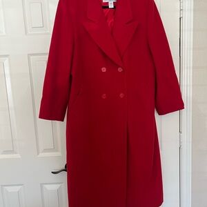 Vintage! Pendleton Vibrant Red Trench Coat